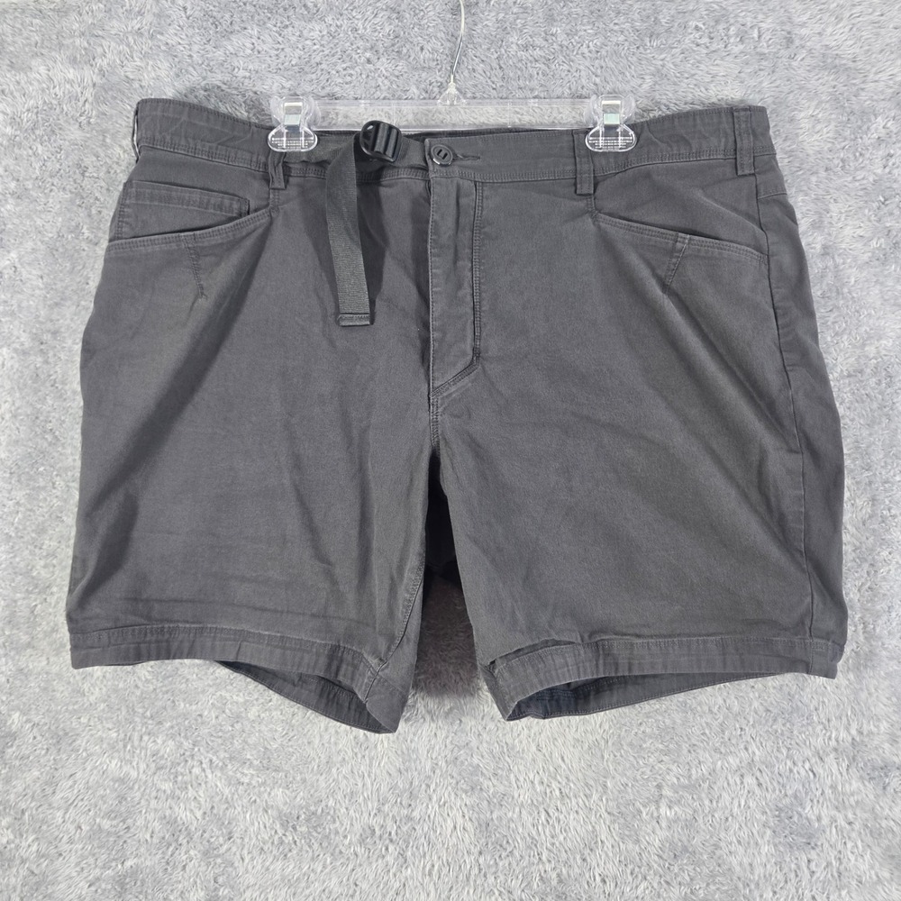 Alaskan Hardgear Duluth Trading Co Mens 42 Gray Belted Hiking Cargo Shorts 8in